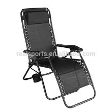 Realgroup Zero Gravity Chair Folding Lawn Backrest Beach Chair Sleeping Office Chair